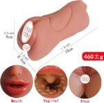 3-in-1 Pocket Male Masturbator | Realistic Mouth, Anal & Vaginal - Image 4